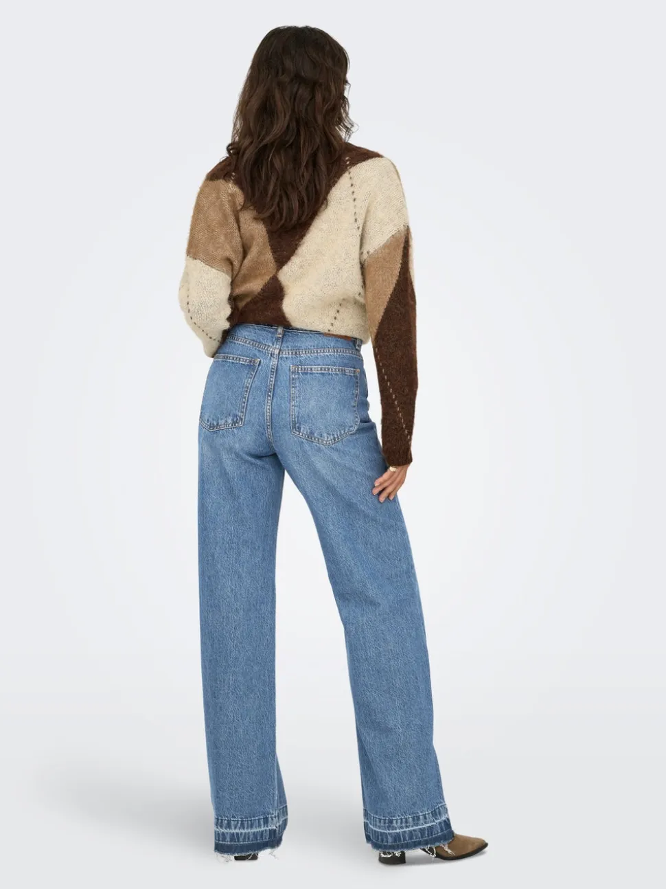 ONLBAILEY Vita alta Wide Leg Fit Jeans