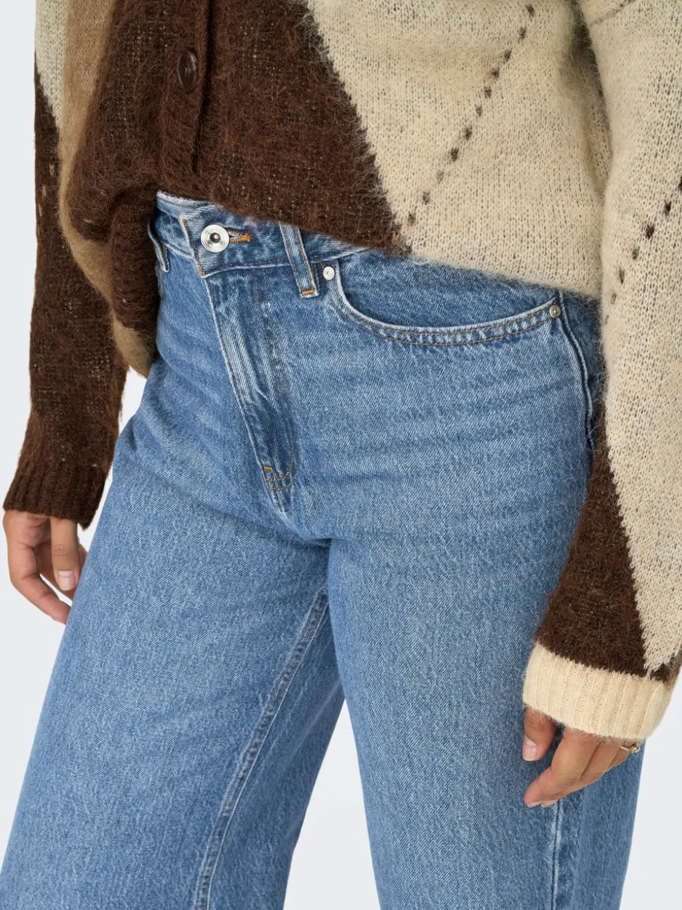 ONLBAILEY Vita alta Wide Leg Fit Jeans