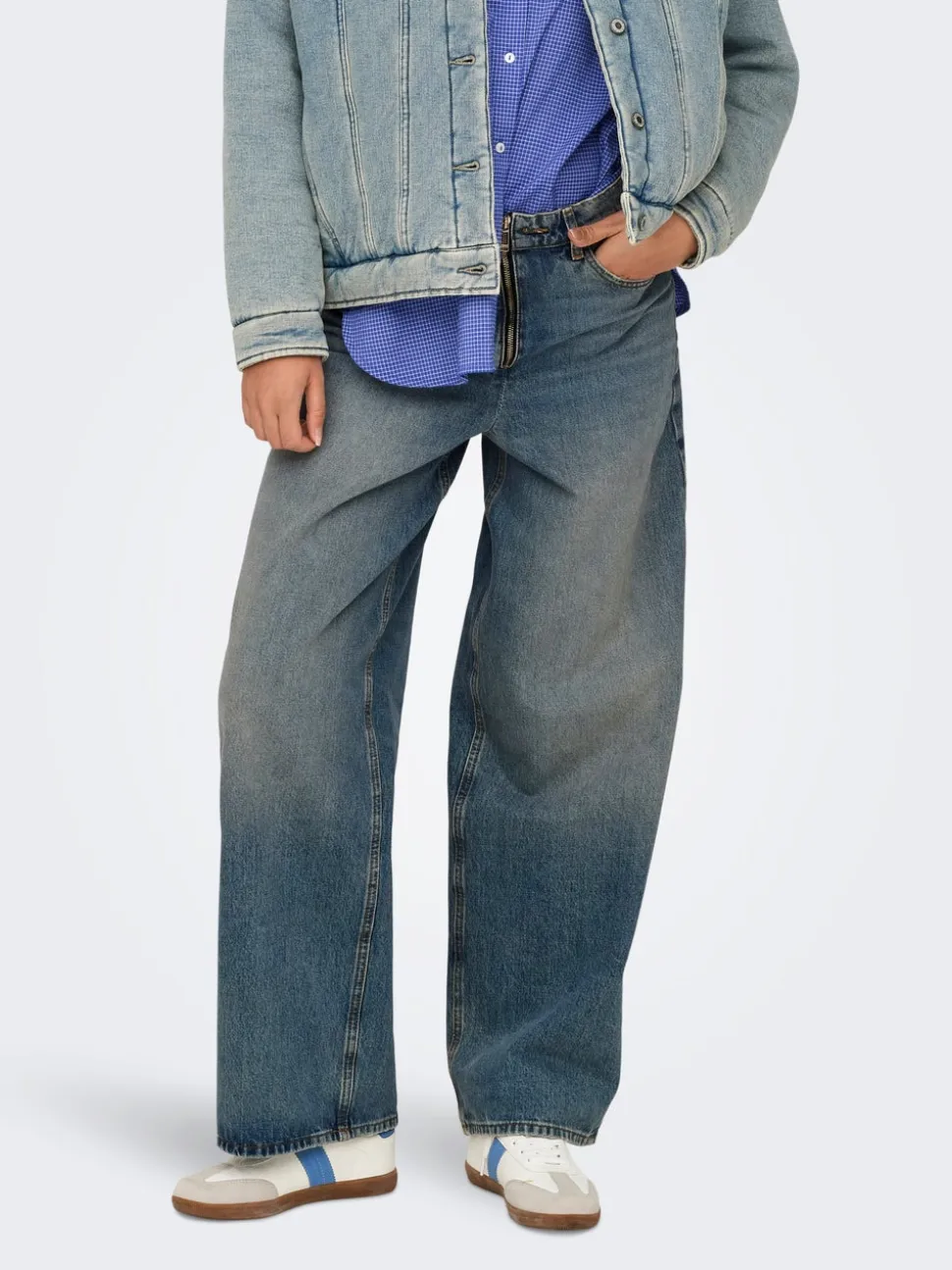 ONLBAXTER Vita media Wide Leg Fit Jeans