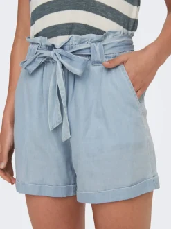 ONLBEA Vita alta Regular Fit Bermuda in jeans