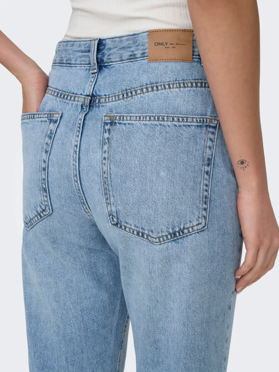 ONLBILLIE Vita alta Straight Fit Jeans