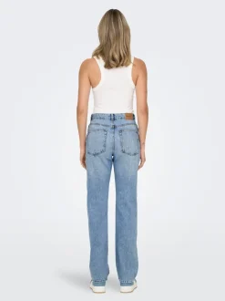 ONLBILLIE Vita alta Straight Fit Jeans