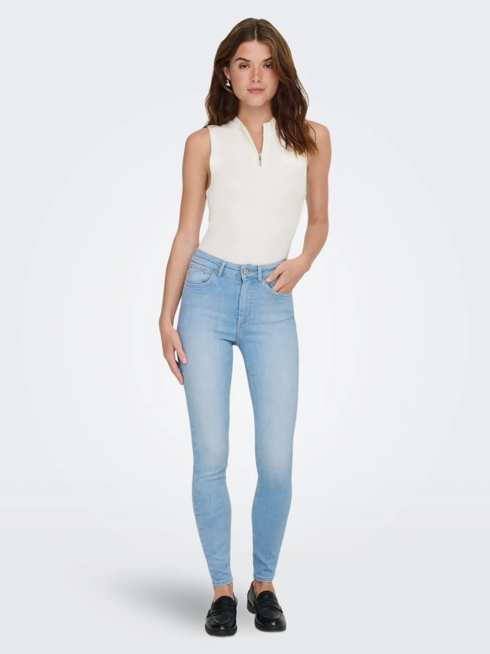 ONLBLUSH Vita alta Skinny Fit Jeans