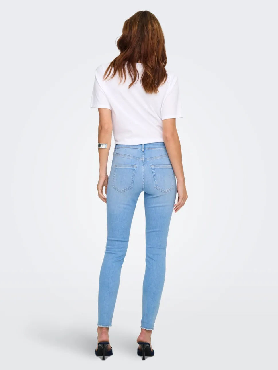 ONLBLUSH Vita alta Skinny Fit Lunghezza alla caviglia Jeans