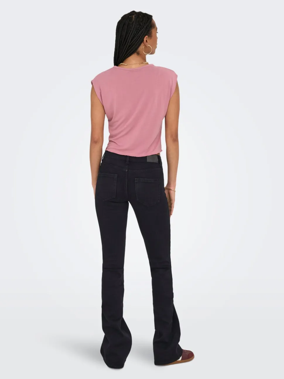 ONLBLUSH Vita bassa Flared Fit Jeans