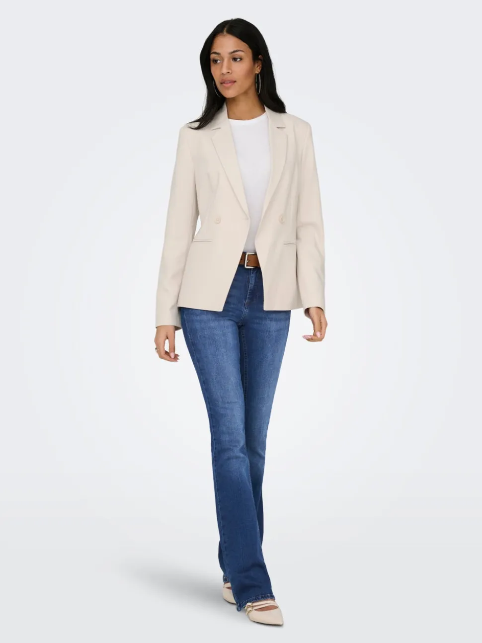 ONLBLUSH Vita media Flared Fit Jeans