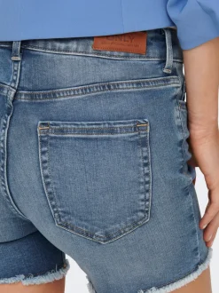 ONLBLUSH Vita media Regular Fit Bermuda in jeans