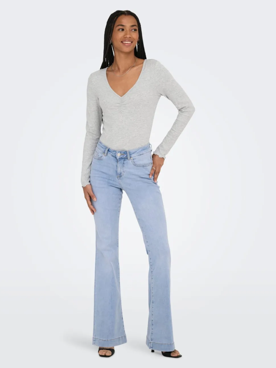 ONLBLUSH Vita media Retro Flared Fit Jeans