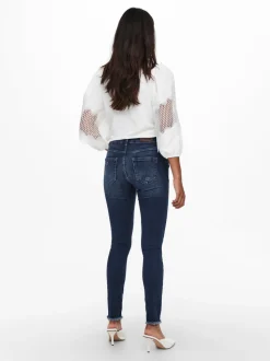 ONLBLUSH Vita media Skinny Fit Lunghezza alla caviglia Jeans