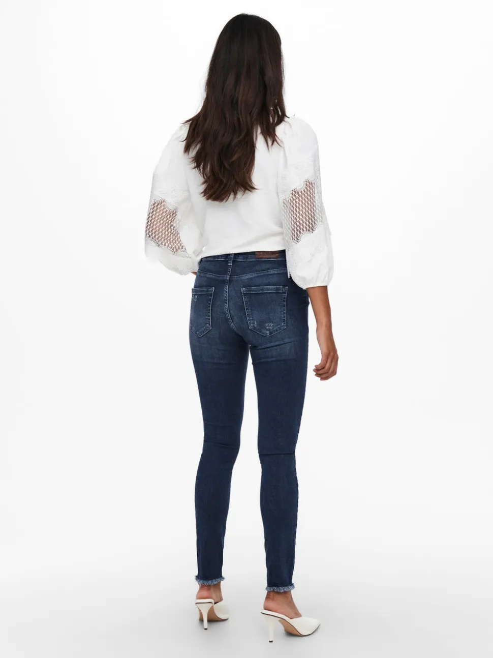ONLBLUSH Vita media Skinny Fit Lunghezza alla caviglia Jeans