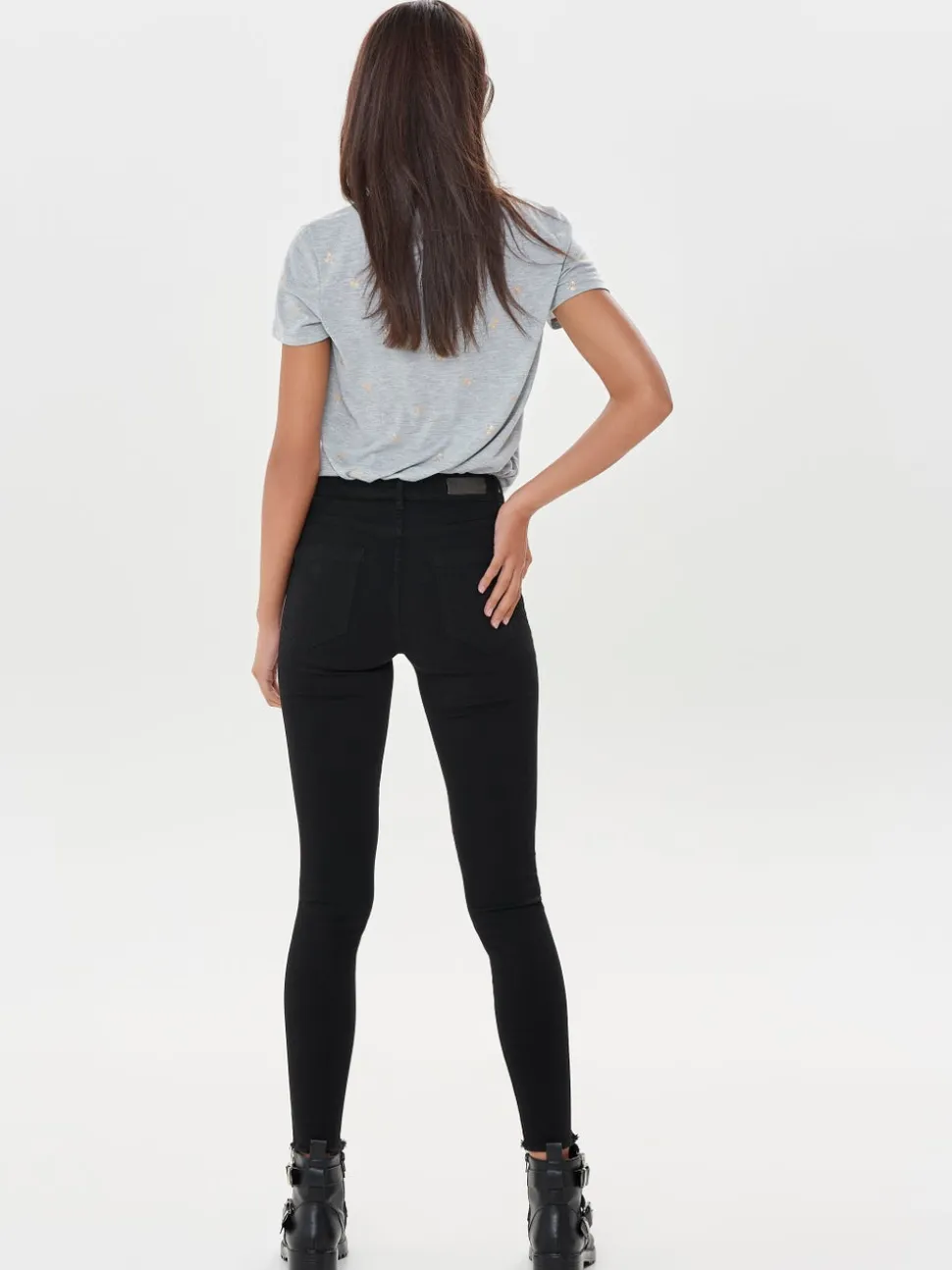 ONLBLUSH Vita media Skinny Fit Lunghezza alla caviglia Jeans