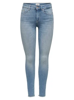 ONLBLUSH Vita media Skinny Fit Lunghezza alla caviglia Jeans