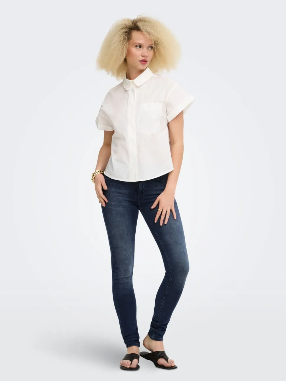 ONLBLUSH Vita media Skinny Fit Jeans