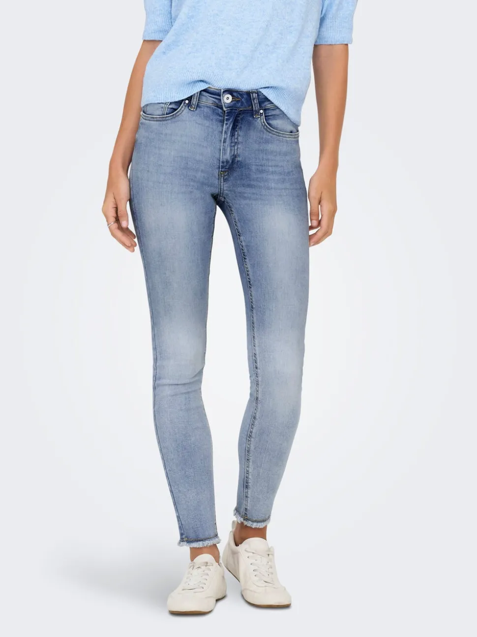 ONLBLUSH Vita media Skinny Fit Lunghezza alla caviglia Jeans