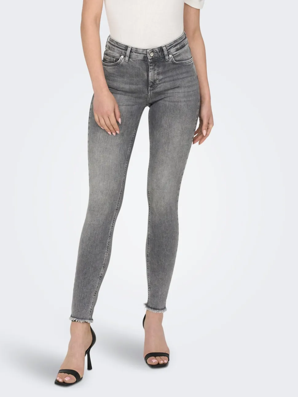 ONLBLUSH Vita media Skinny Fit Lunghezza alla caviglia Jeans