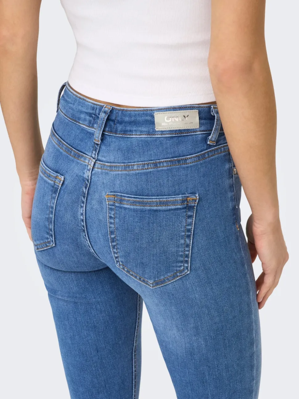 ONLBLUSH Vita media Skinny Fit Jeans