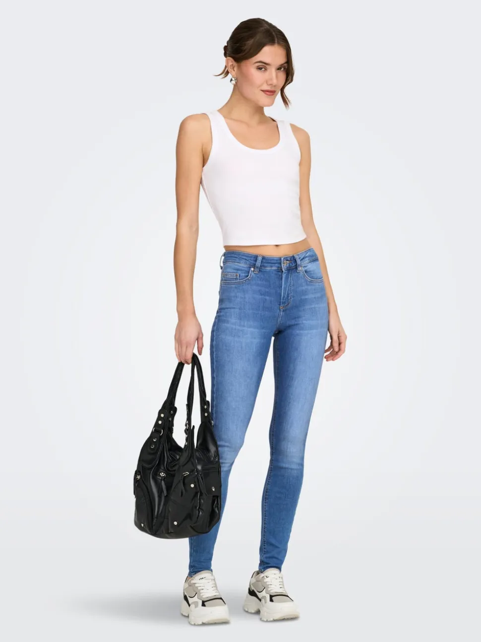 ONLBLUSH Vita media Skinny Fit Jeans