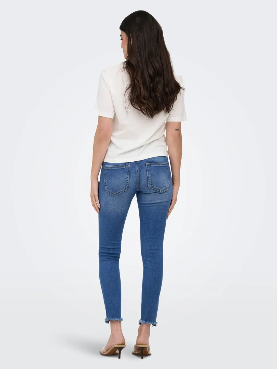 ONLBLUSH Vita media Skinny Fit Lunghezza alla caviglia Jeans