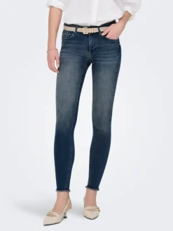 ONLBLUSH Vita media Skinny Fit Lunghezza alla caviglia Jeans