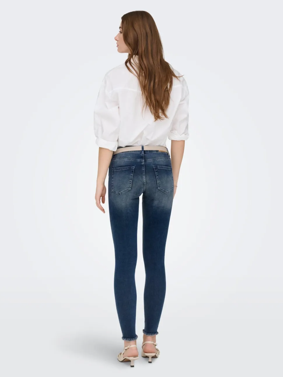 ONLBLUSH Vita media Skinny Fit Lunghezza alla caviglia Jeans