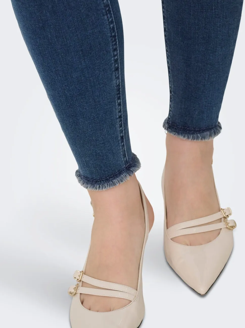 ONLBLUSH Vita media Skinny Fit Lunghezza alla caviglia Jeans
