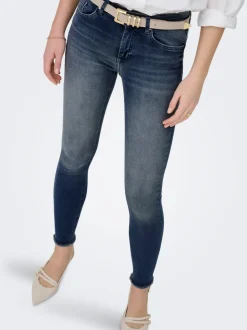 ONLBLUSH Vita media Skinny Fit Lunghezza alla caviglia Jeans