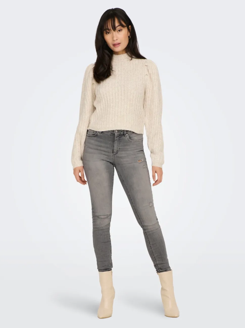 ONLBLUSH Vita media Skinny Fit Lunghezza alla caviglia Jeans