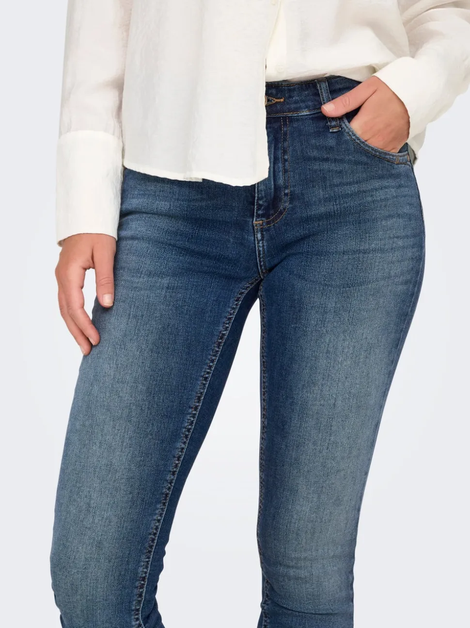 ONLBLUSH Vita media Skinny Fit Jeans