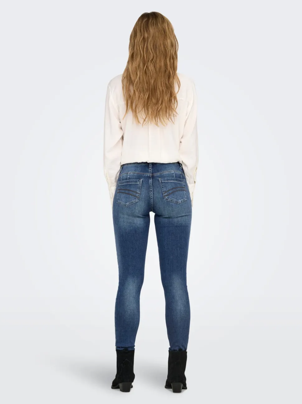 ONLBLUSH Vita media Skinny Fit Jeans