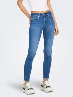 ONLBLUSH Vita media Skinny Fit Lunghezza alla caviglia Jeans