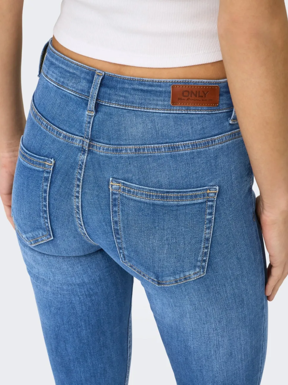 ONLBLUSH Vita media Skinny Fit Lunghezza alla caviglia Jeans
