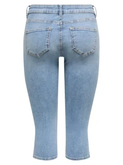 ONLBLUSH Vita media Skinny Fit capri Bermuda in jeans