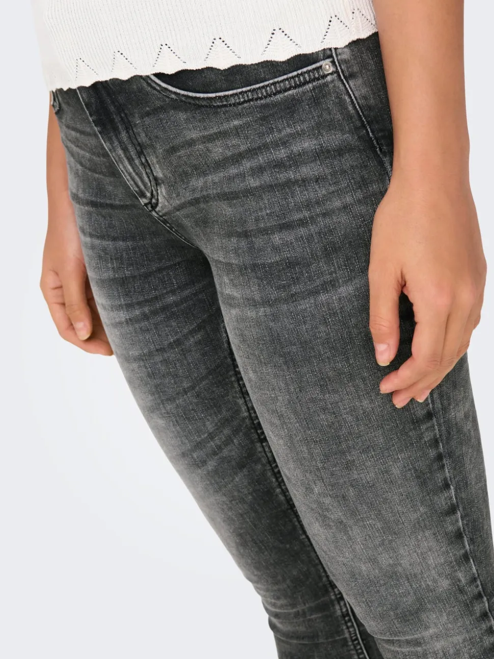 ONLBLUSH Vita media Skinny Fit Lunghezza alla caviglia Jeans