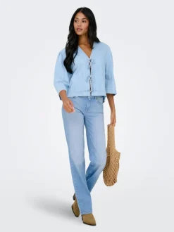 ONLBLUSH Vita media Straight Fit Jeans