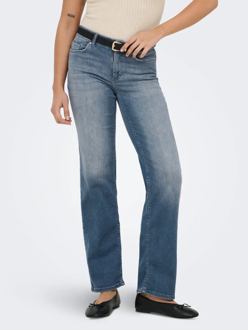 ONLBLUSH Vita media Straight Fit Jeans