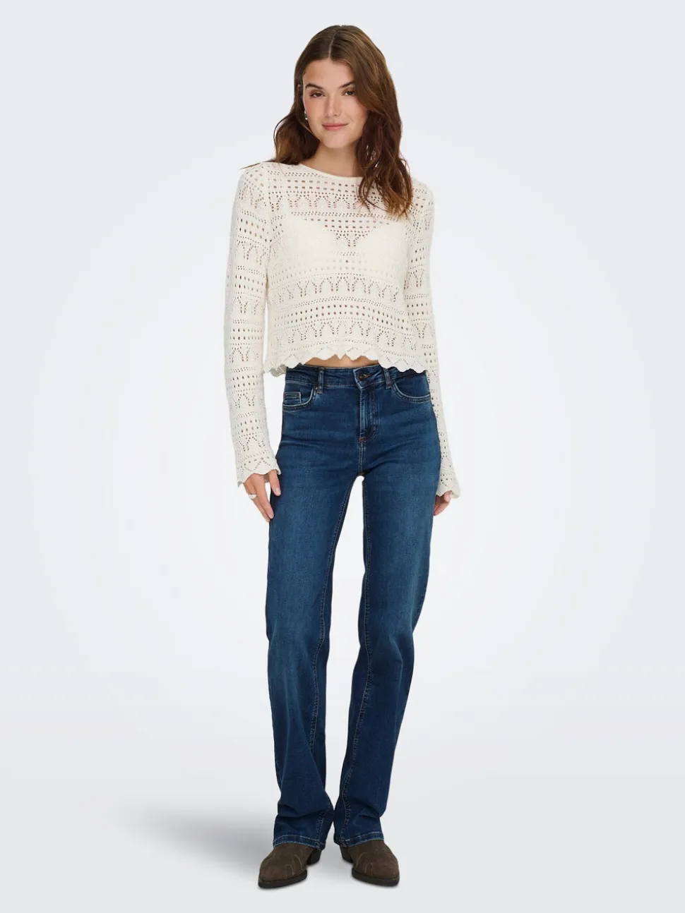 ONLBLUSH Vita media Straight Fit Jeans