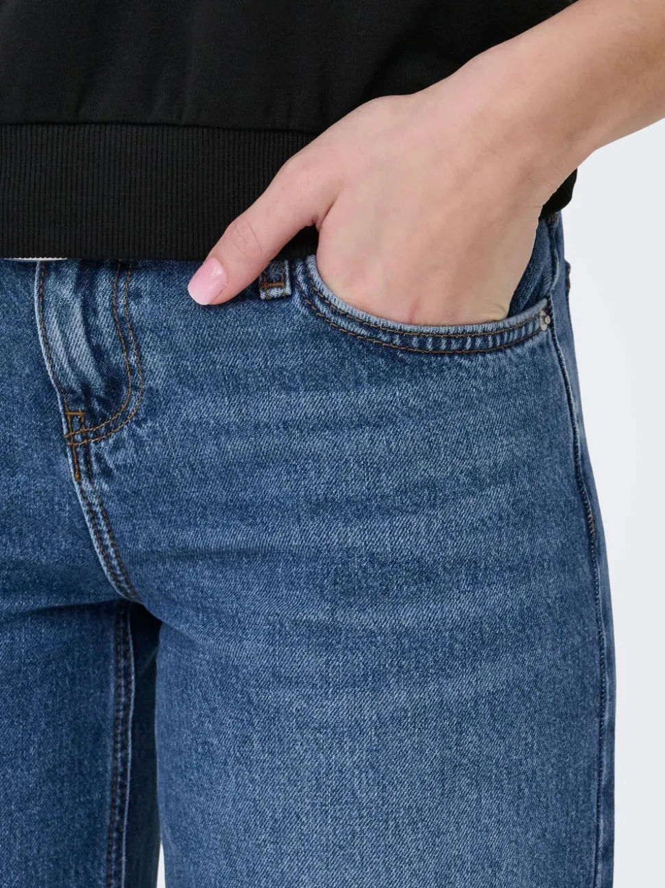 ONLBRENDA Vita bassa Wide Leg Fit Jeans