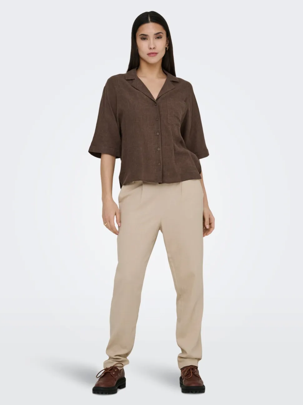 ONLBRUXELLES Lino Camicia
