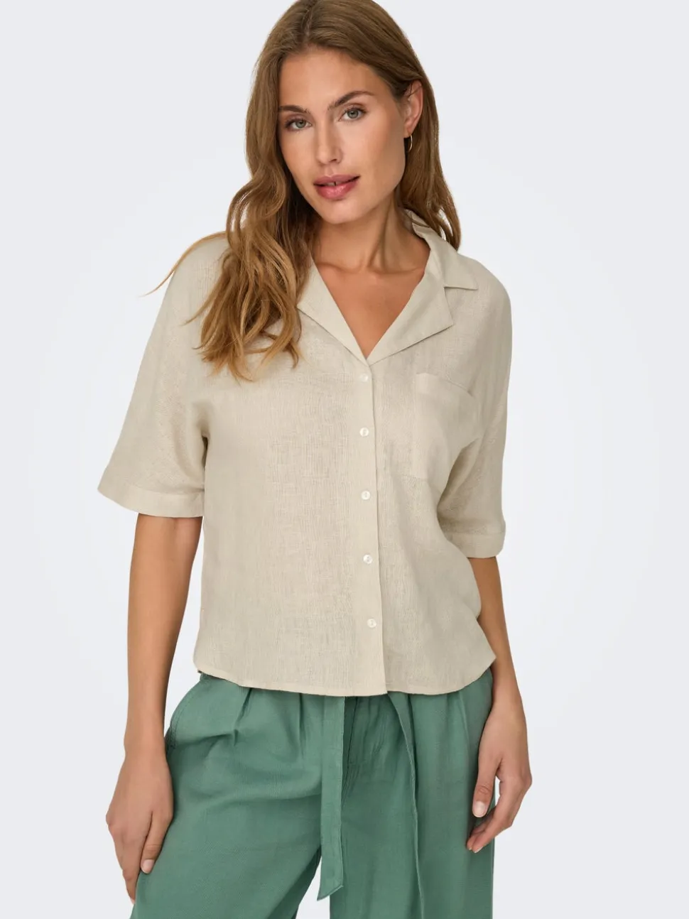 ONLBRUXELLES Lino Camicia