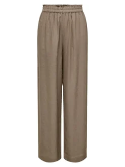 ONLBRUXELLES Straight Fit Lino Pantaloni