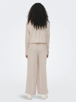 ONLBRUXELLES Straight Fit Lino Pantaloni
