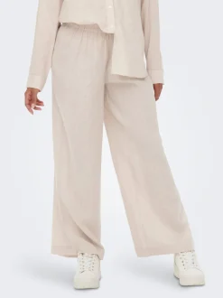 ONLBRUXELLES Straight Fit Lino Pantaloni