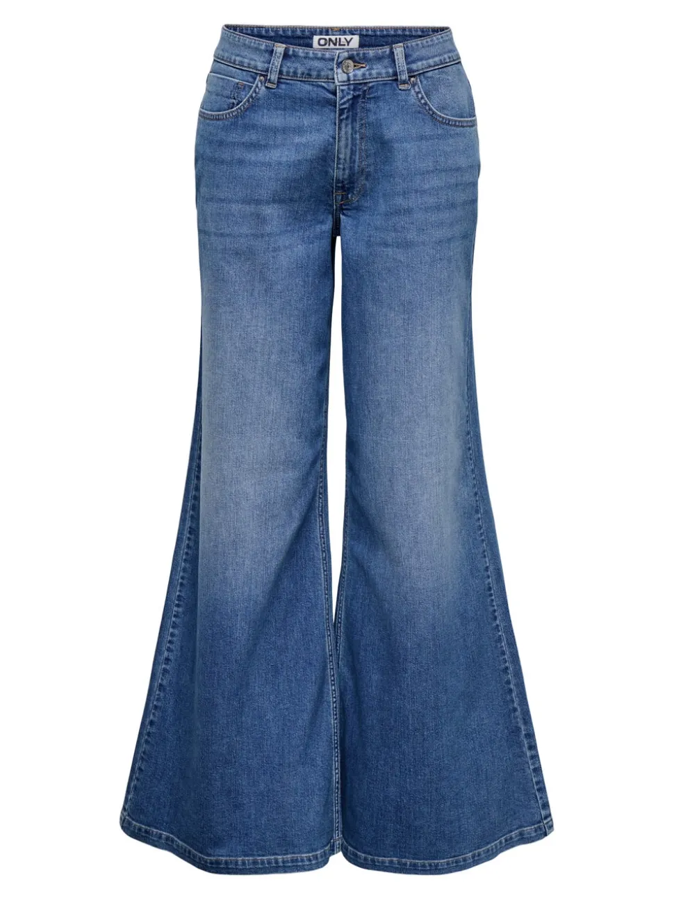 ONLCALIFORNIA Vita media Wide Leg Fit Jeans