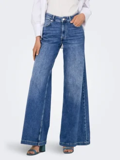 ONLCALIFORNIA Vita media Wide Leg Fit Jeans