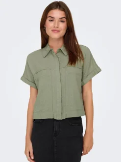 ONLCARO Lino Camicia