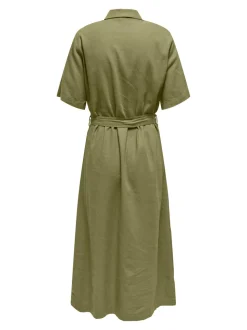 ONLCARO Lino Vestito midi