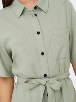 ONLCARO Lino Vestito midi