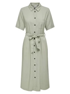 ONLCARO Lino Vestito midi
