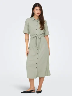 ONLCARO Lino Vestito midi