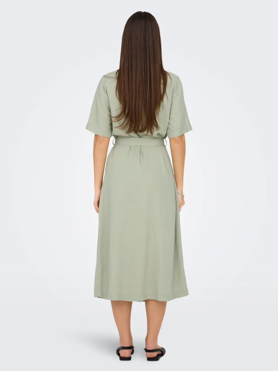 ONLCARO Lino Vestito midi